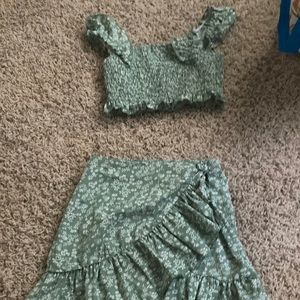 Nice floral Green set